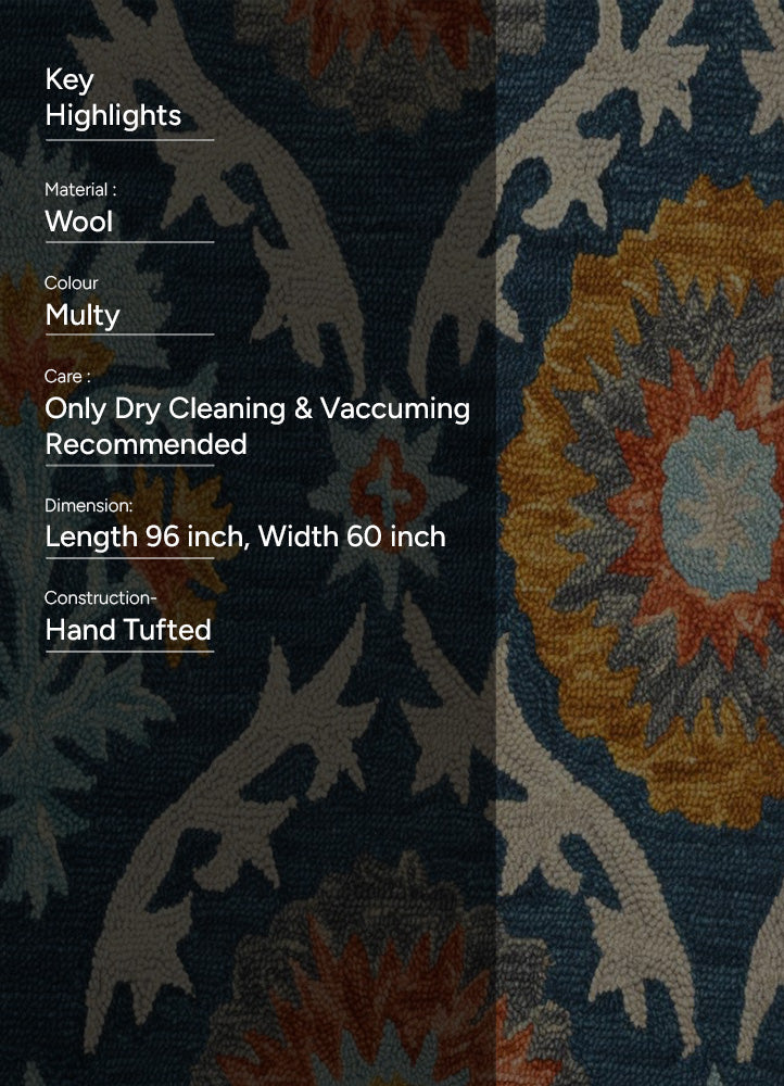 Artful Wool Statement Carpet