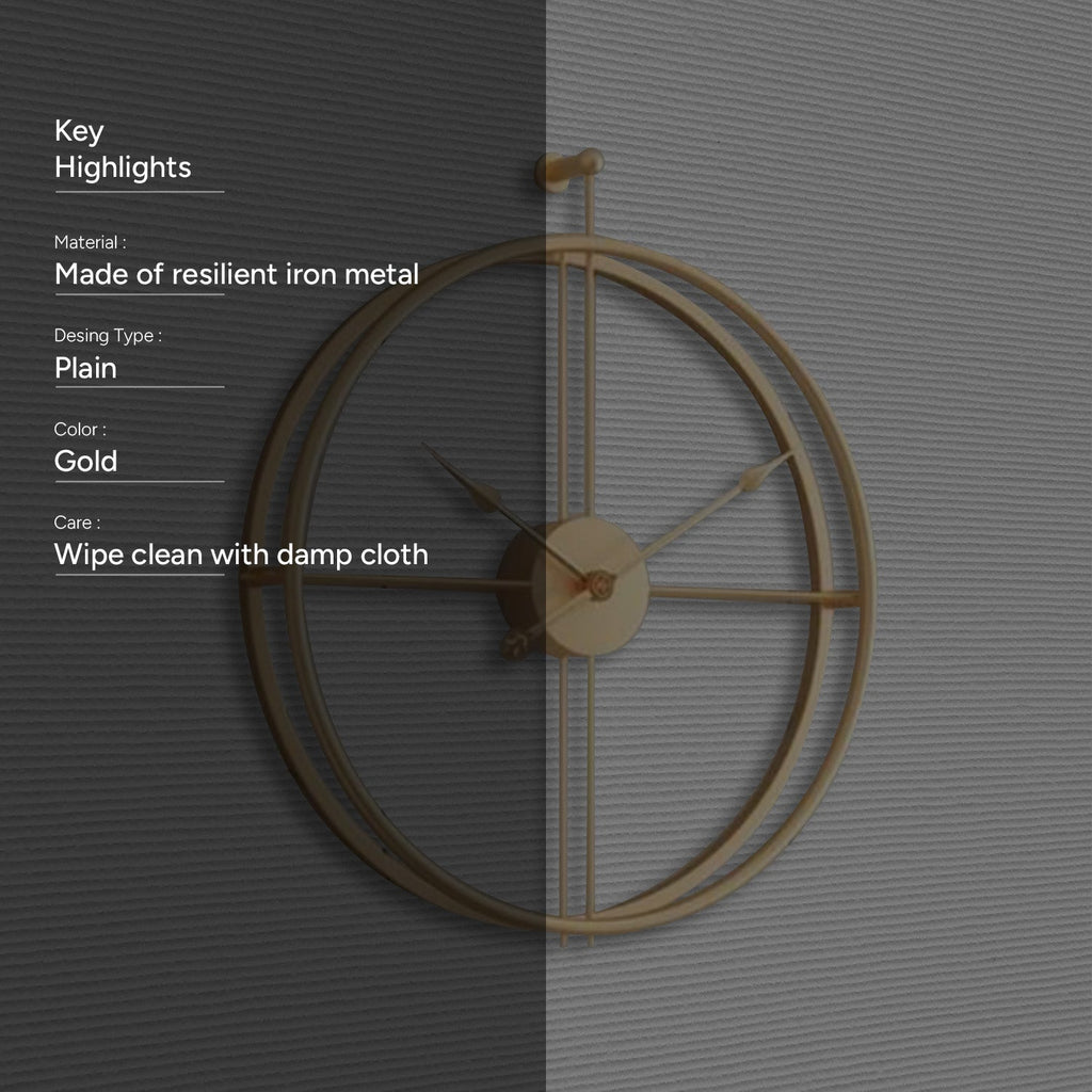 Golden Hour Display Wall Clock