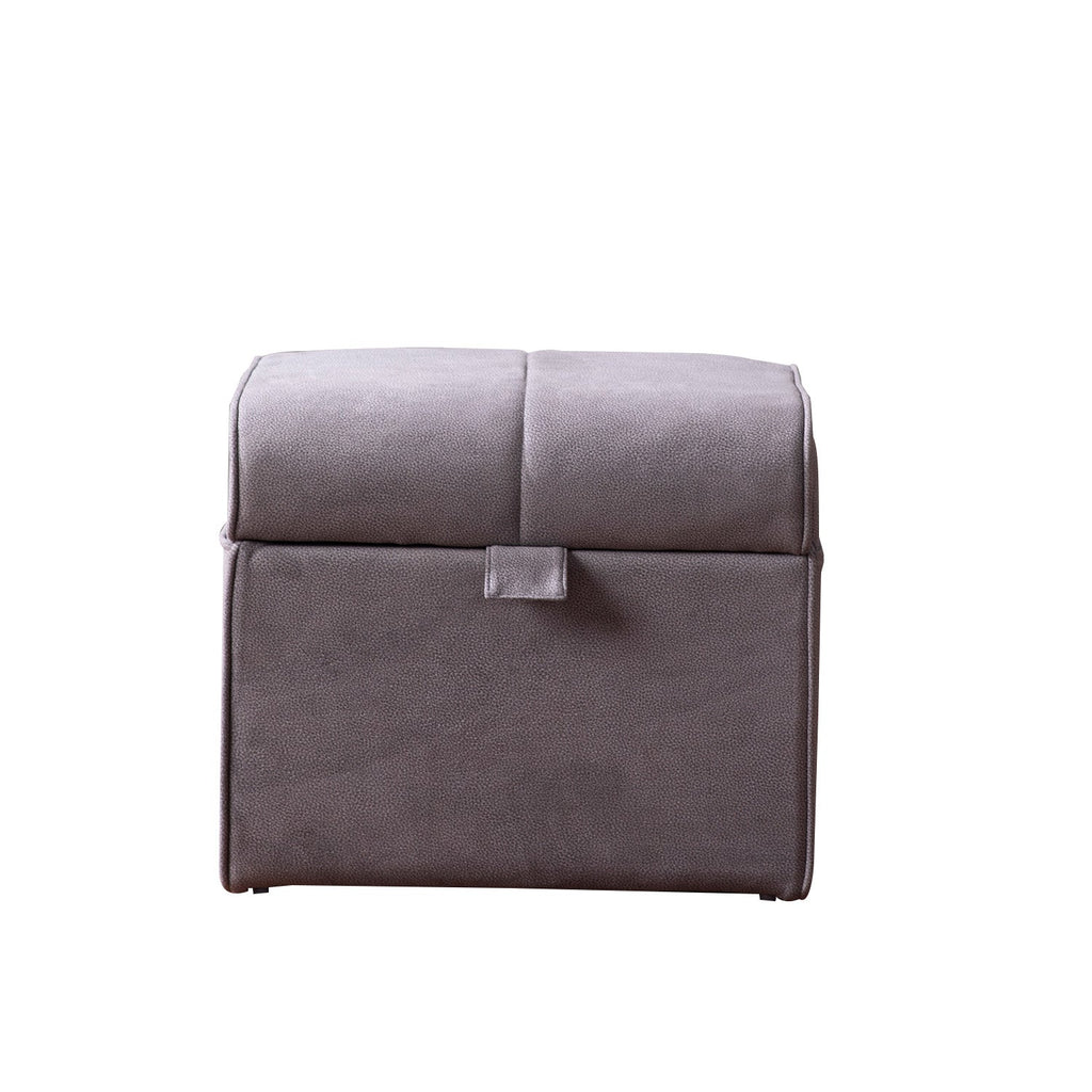 Depot Collection Grey Storage Ottoman Set Of 2