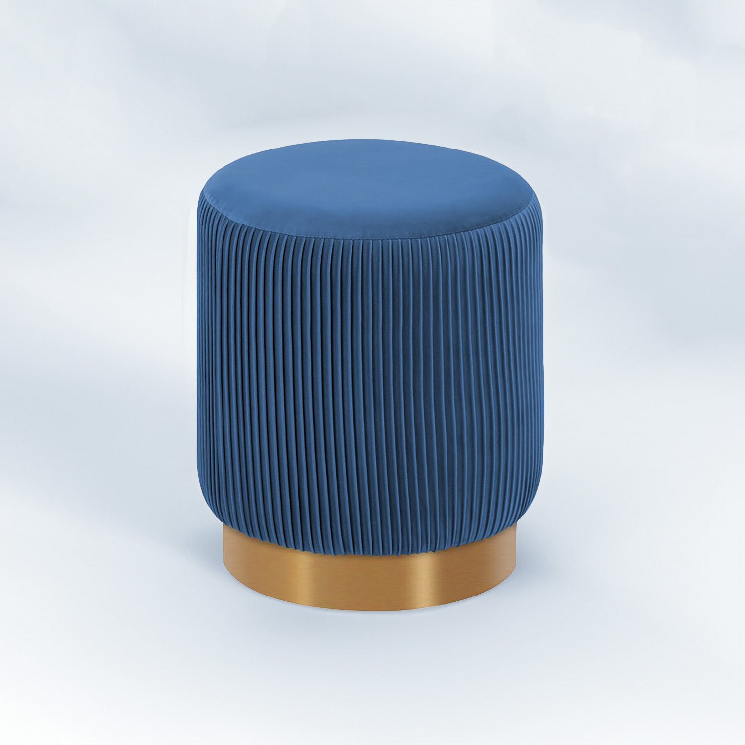 Blissful Blue Pouf