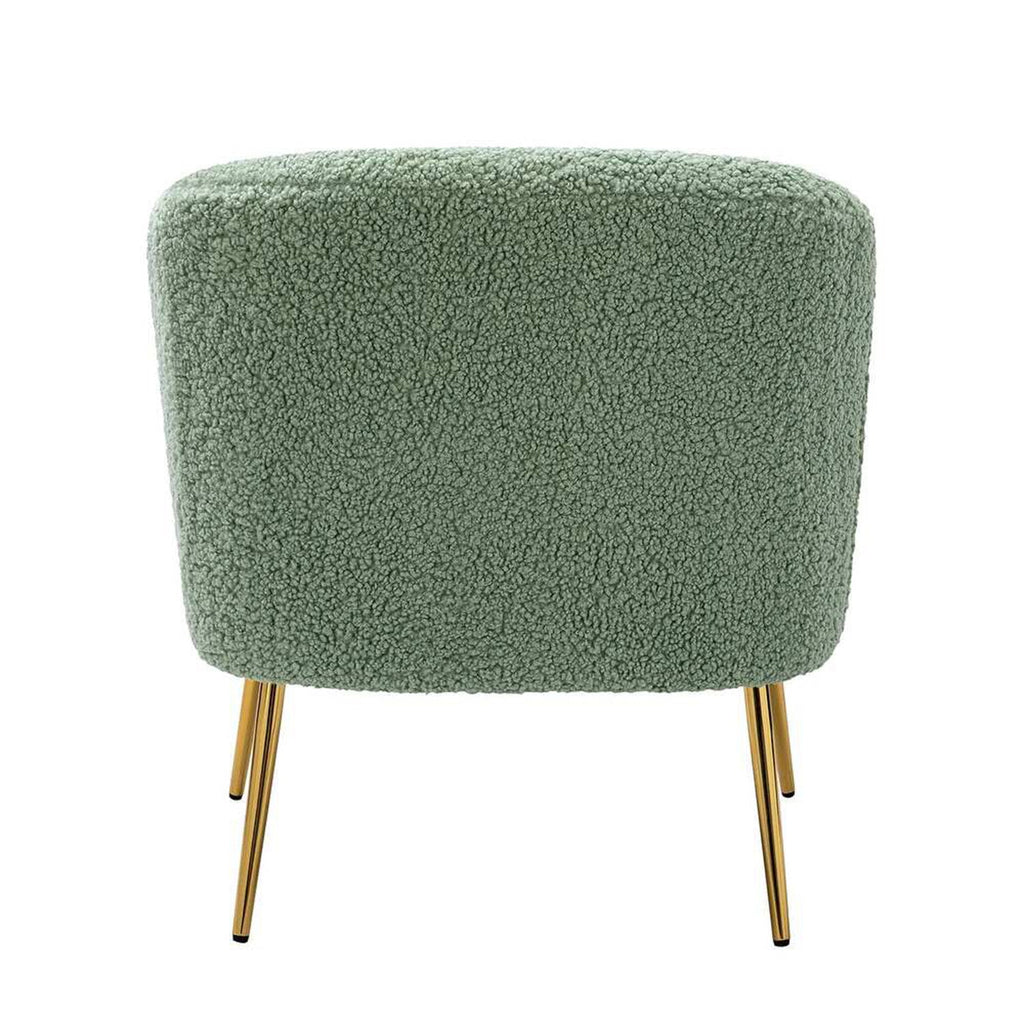 Modern Touch Velvet Chair in Green