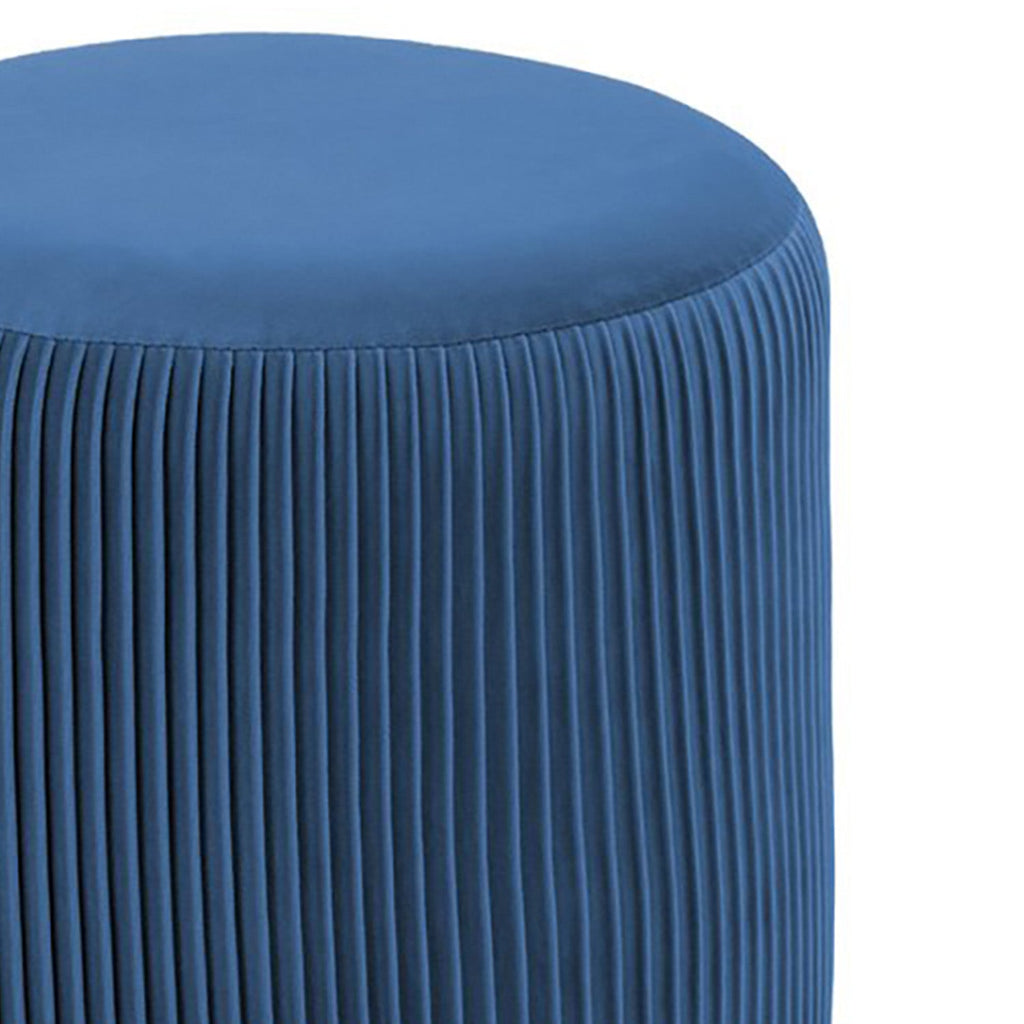 Blissful Blue Pouf