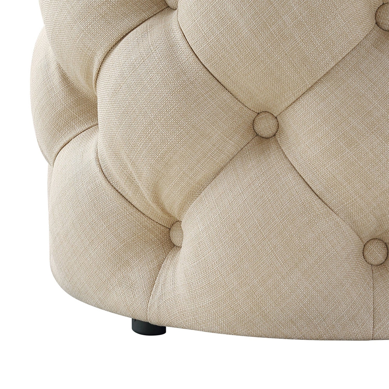 Chill in Creamy Pouf