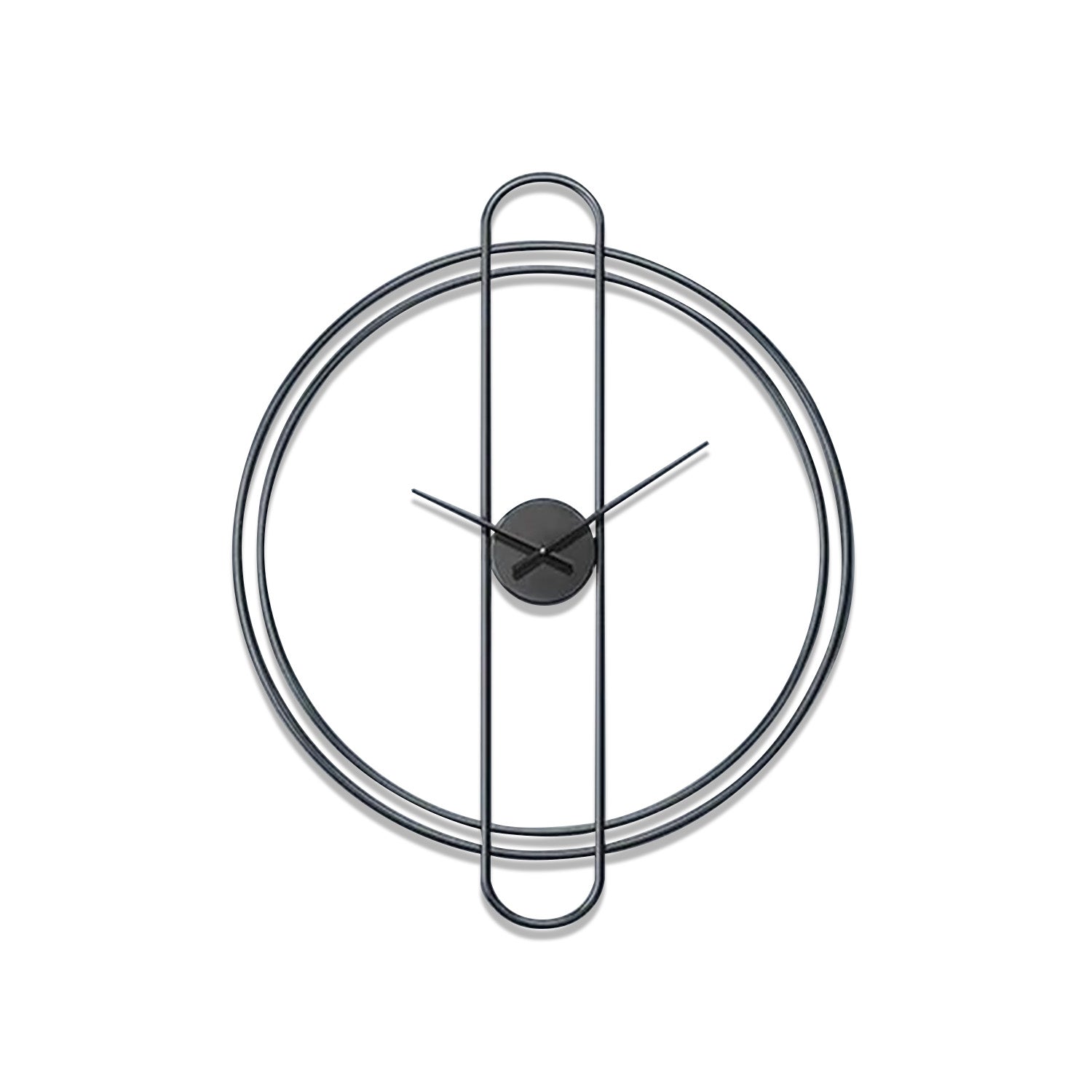 Gunmetal Hour Display Wall Clock