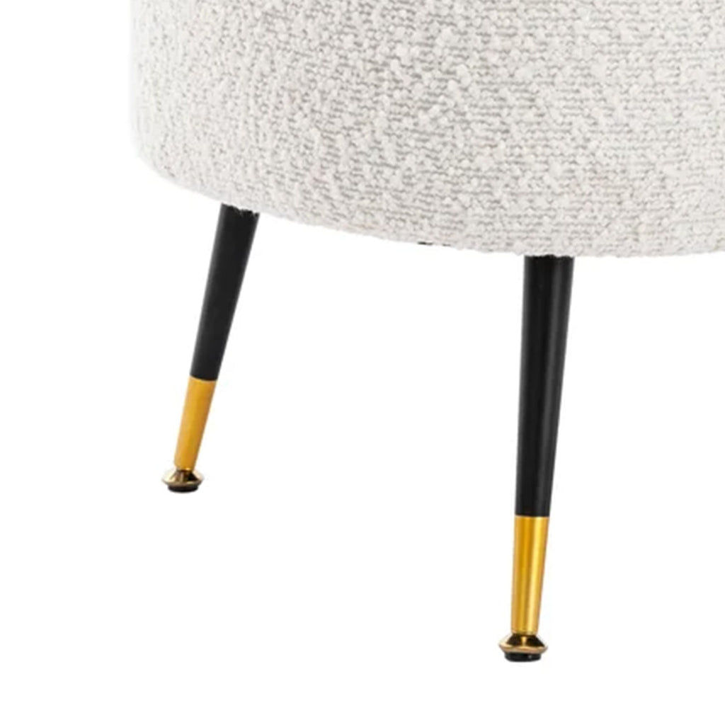 Ivory Escape Ottoman Bench With Storage | Nestroots