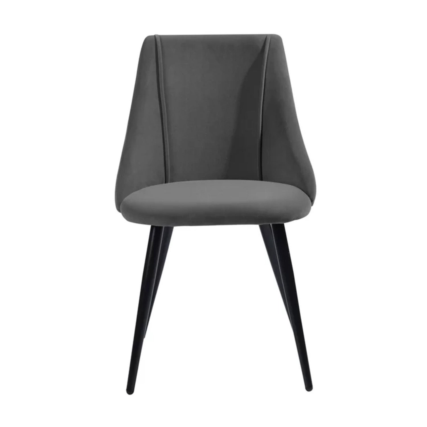 Luxurious Velvet Dining Designer Chair Grey