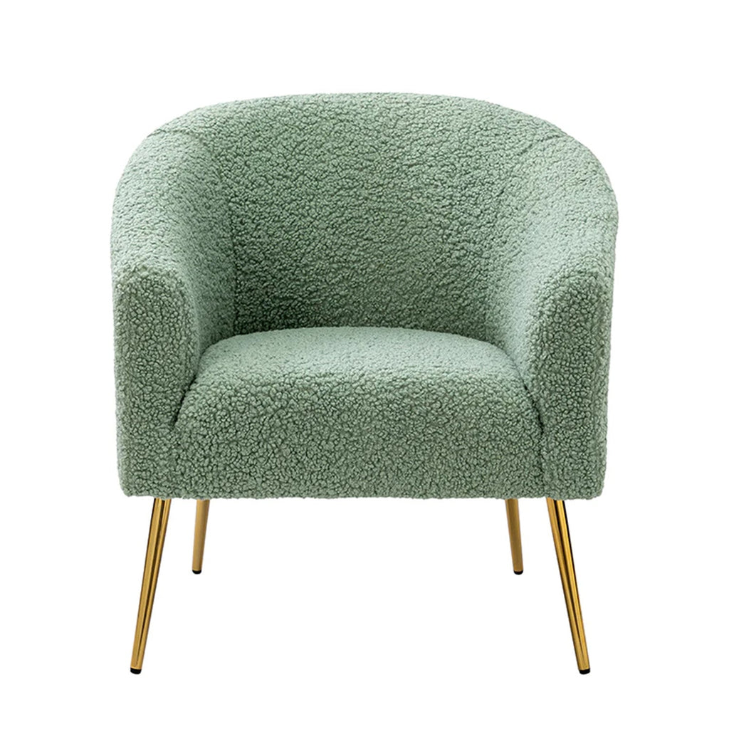 Modern Touch Velvet Chair in Green