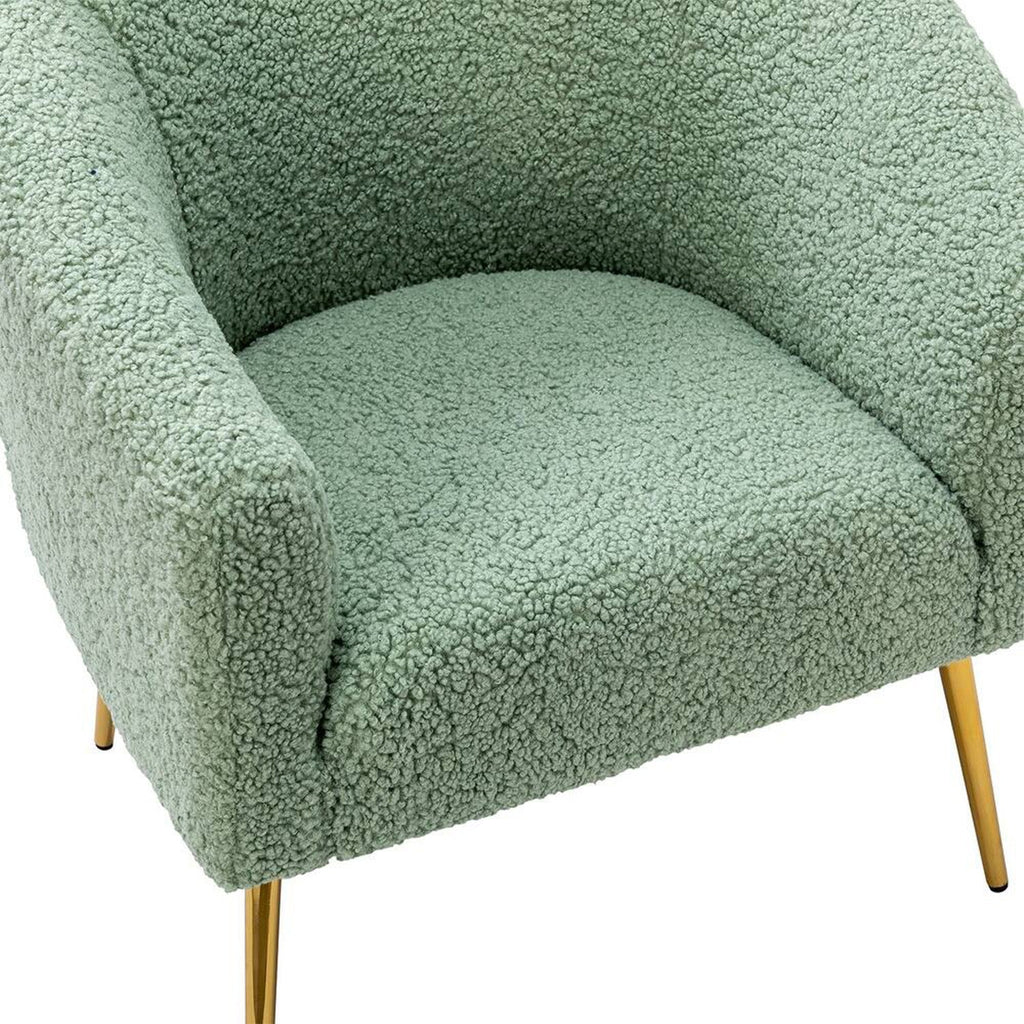 Modern Touch Velvet Chair in Green