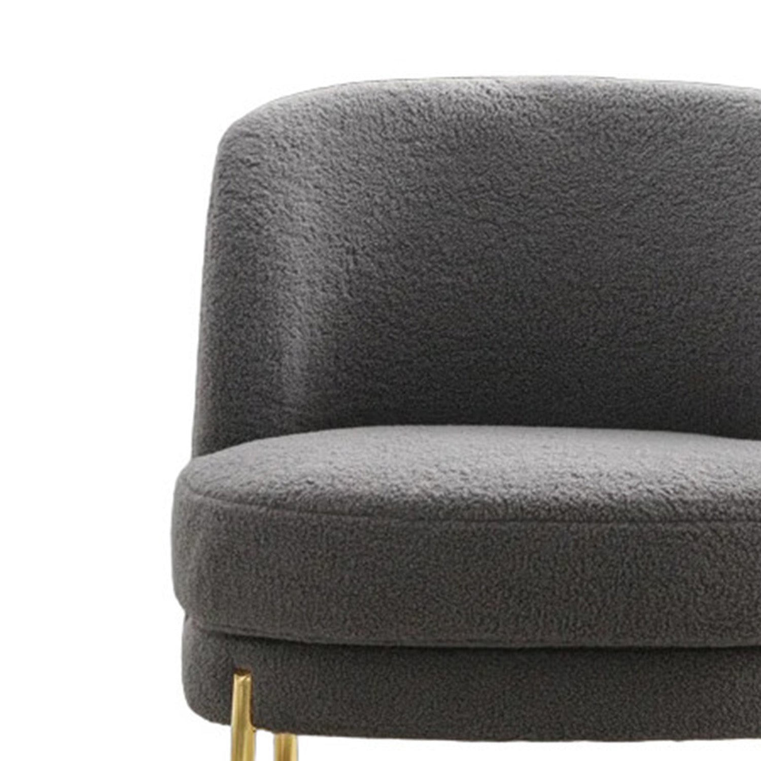 Elegant French Provincial Lounge Chair Grey