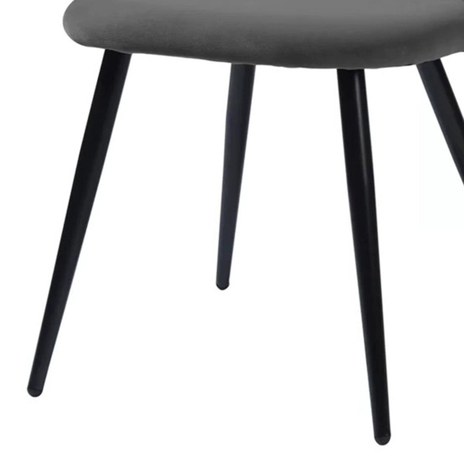 Luxurious Velvet Dining Designer Chair Grey