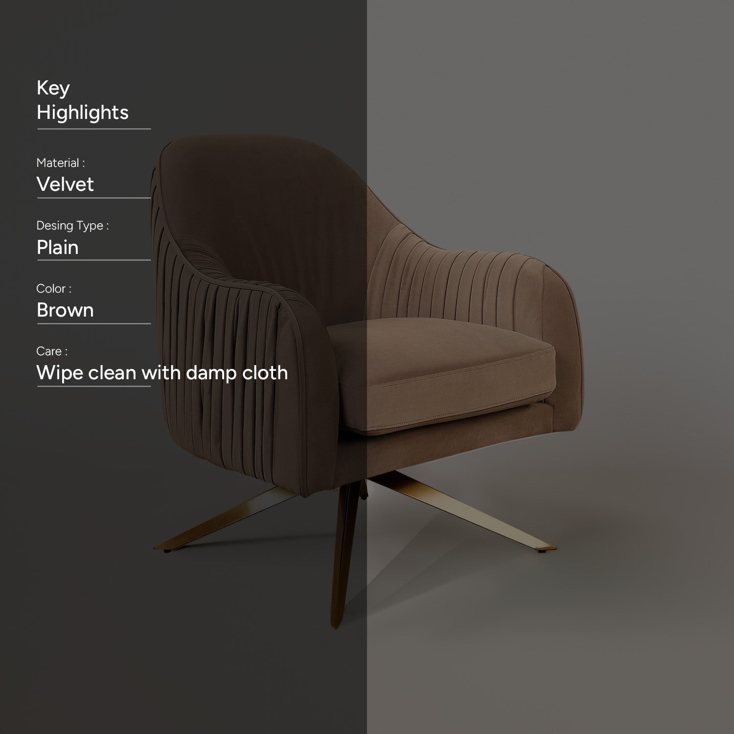 Plush Neutral Retreat Lounge Chair