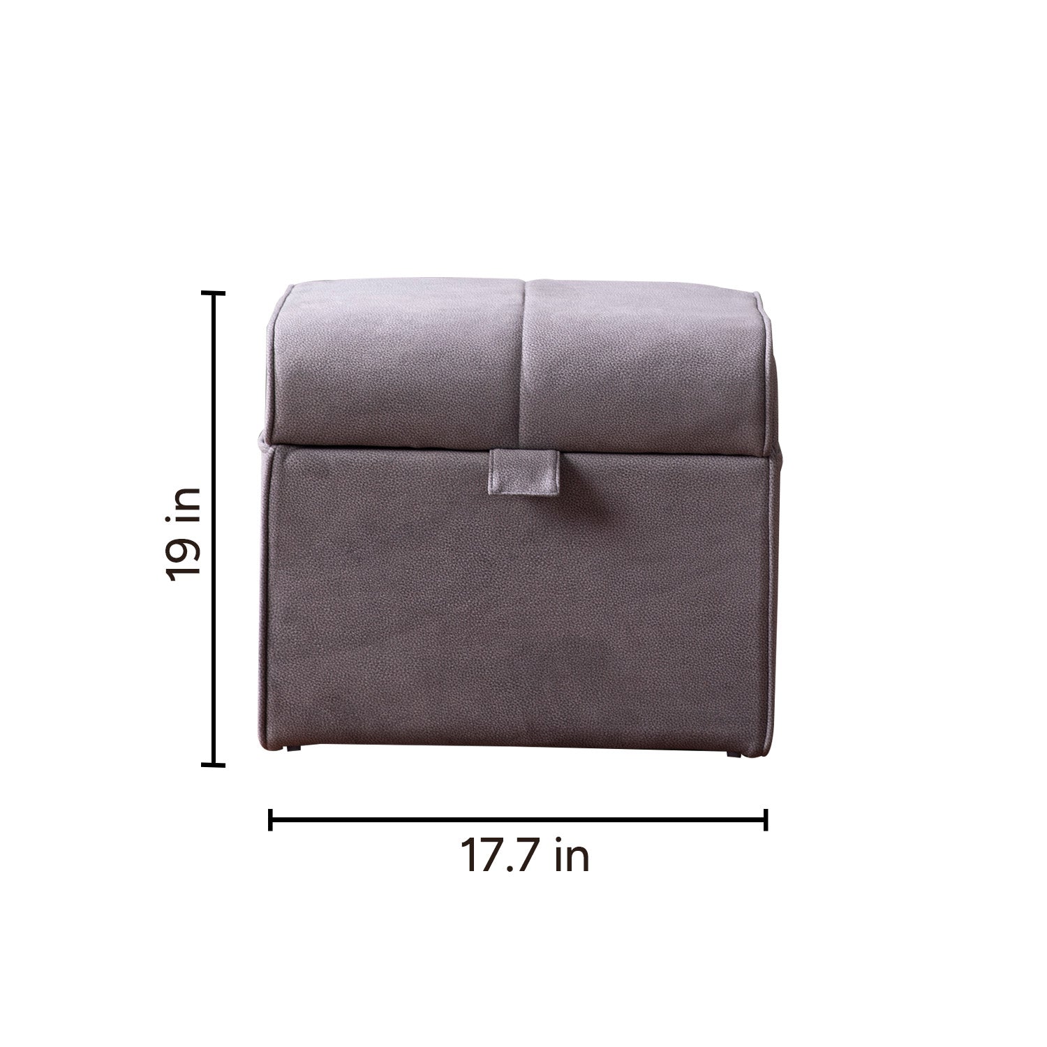 Depot Collection Grey Storage Ottoman Set Of 2