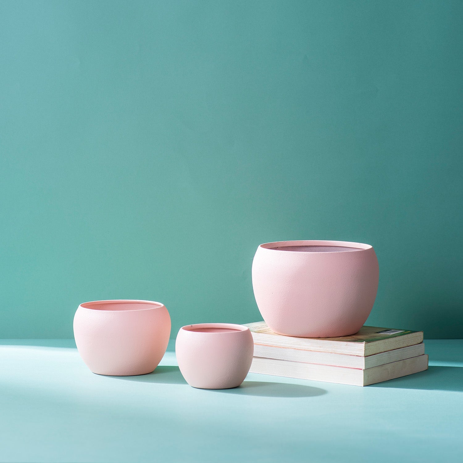 Chic Beige Metal Planters