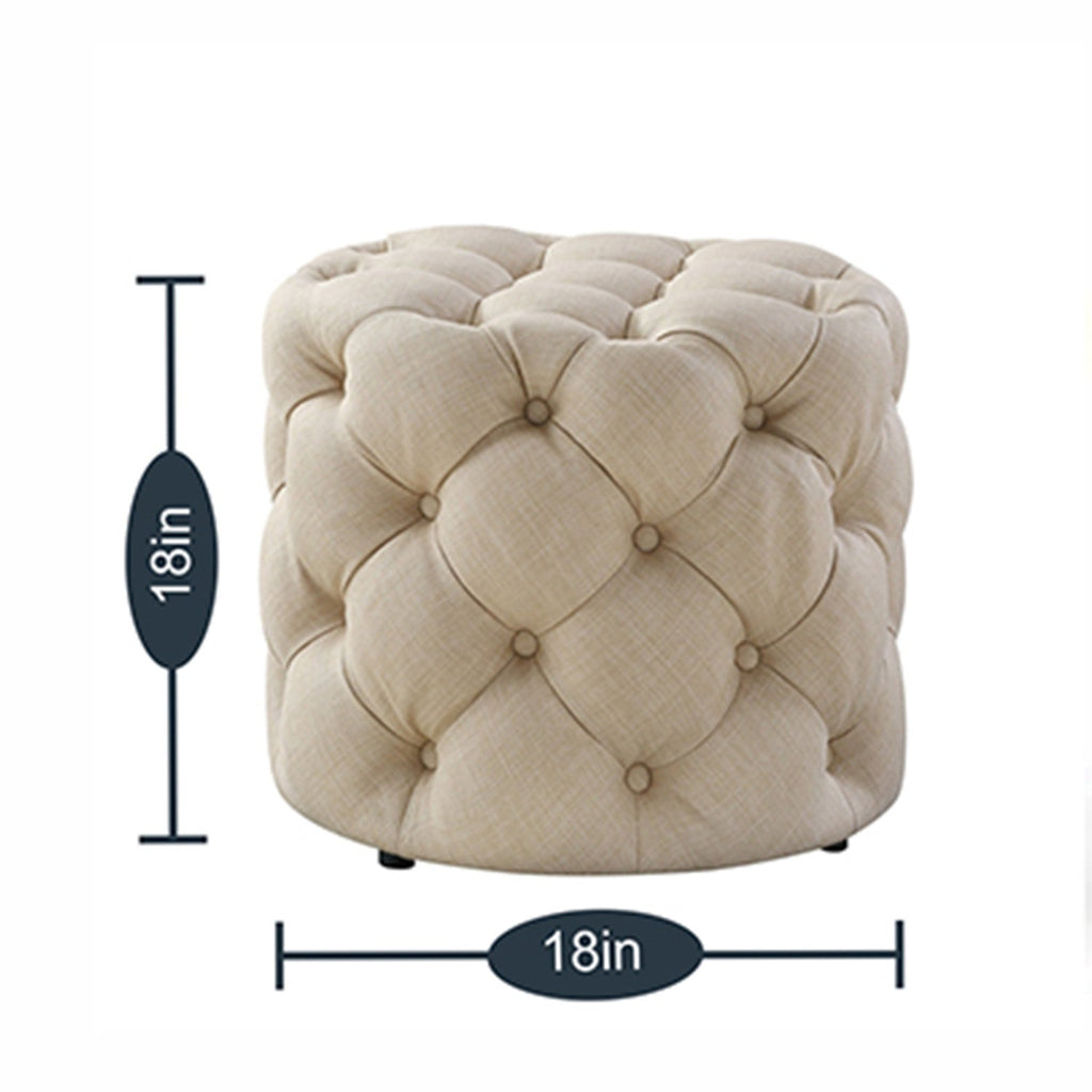 Chill in Creamy Pouf