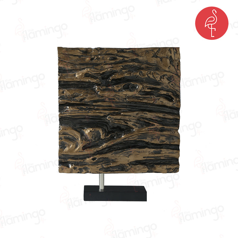 Regal Wood Waved Art Piece