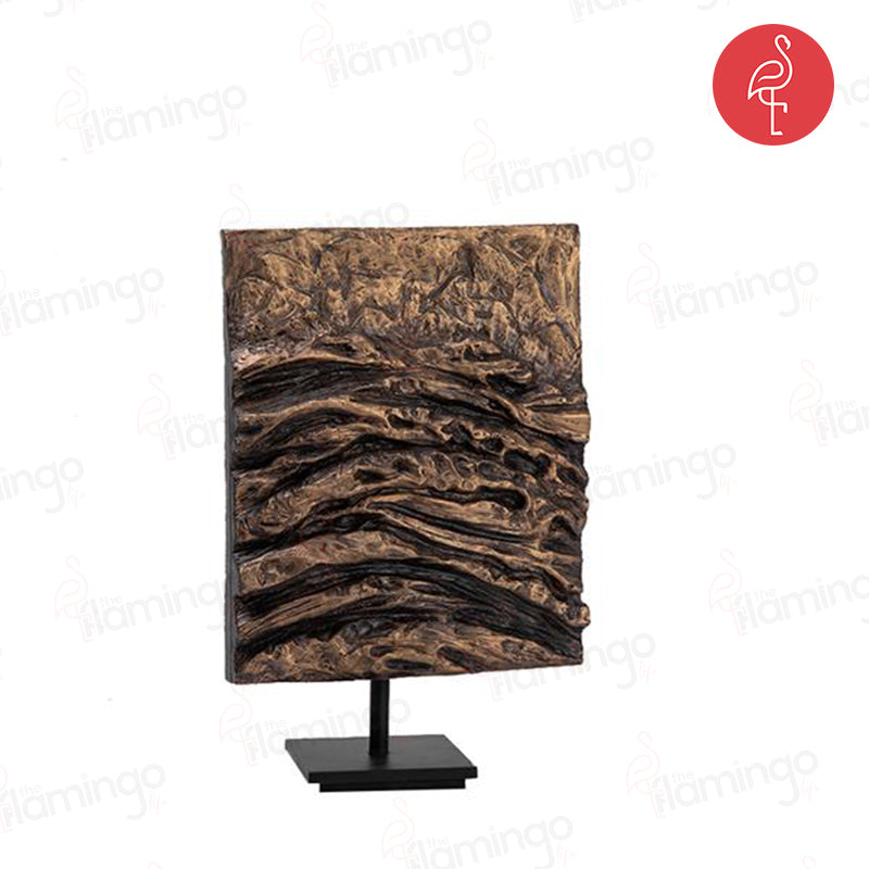 Regal Wood Waved Art Piece