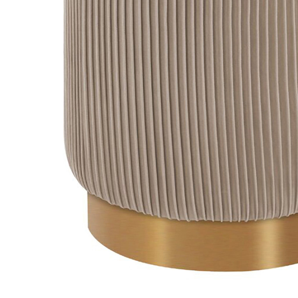 Snuggle Up Spot Leather Pouf Stool | Nestroots