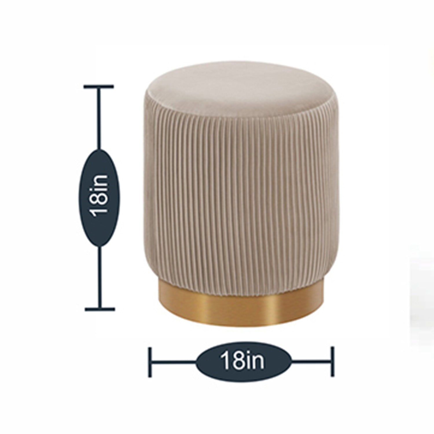 Snuggle Up Spot Leather Pouf Stool | Nestroots