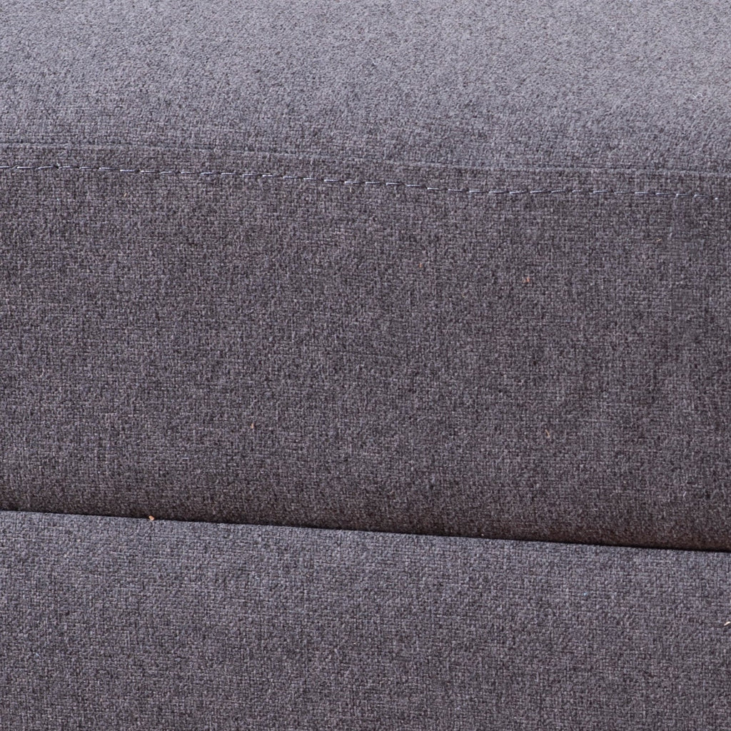 Nimbus Cloud Cube Metallic Pouf Stool in Grey Color | Nestroots