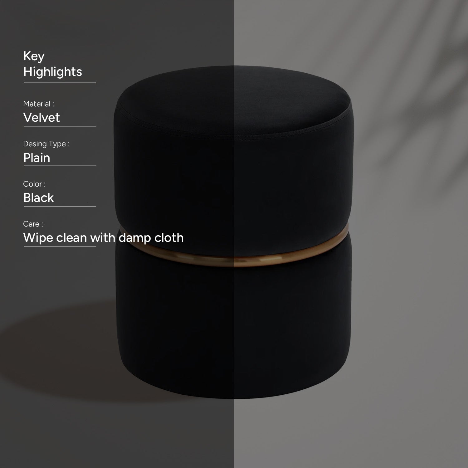 Midnight Snuggle Pouf