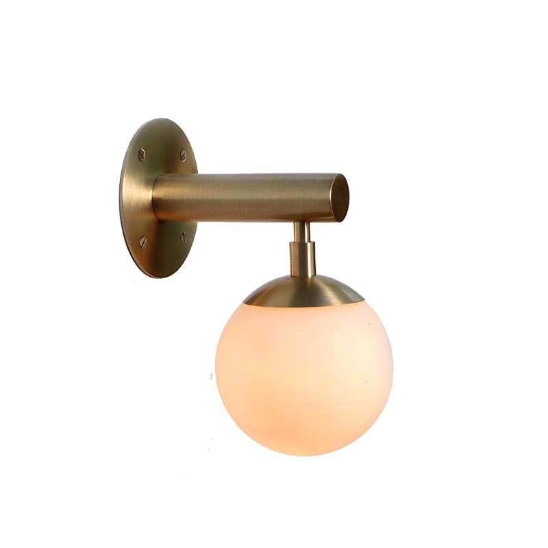 Dot Wall Sconce Small Glass Globe