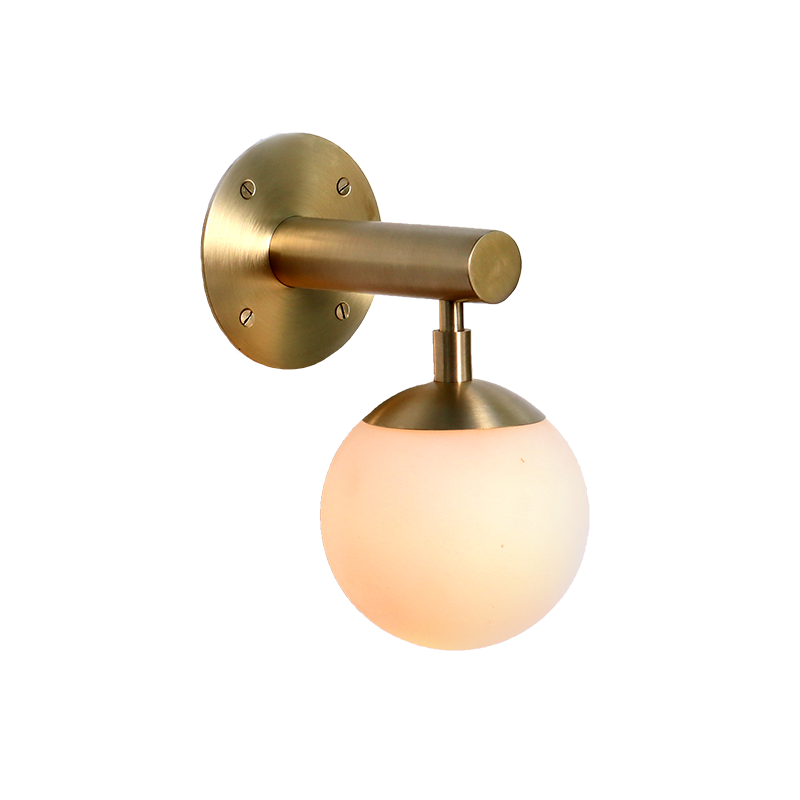 Dot Wall Sconce Small Glass Globe