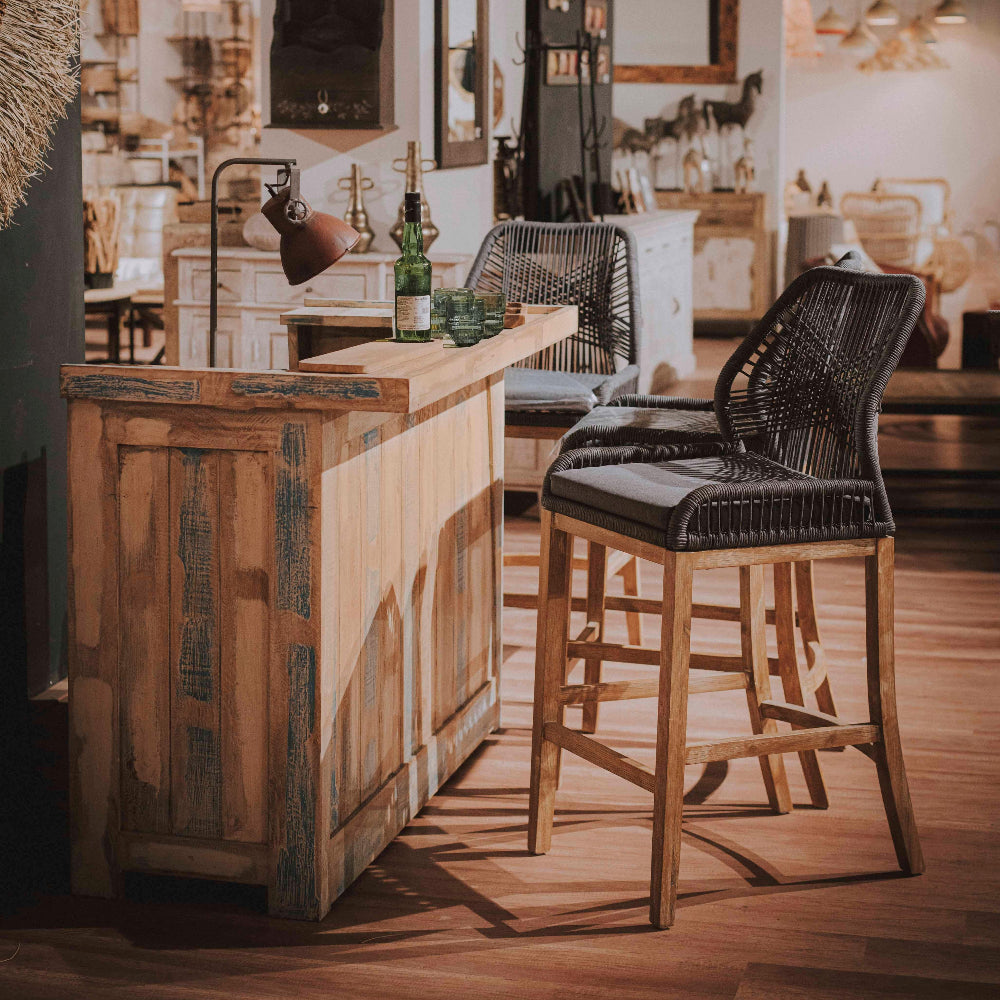 Serene Stream Bar Chair