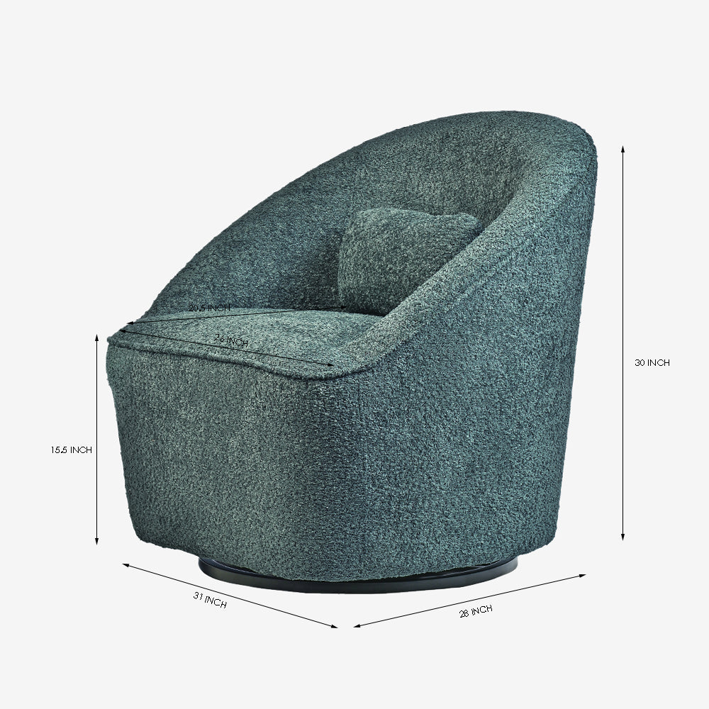 Cotton Emerald Chair