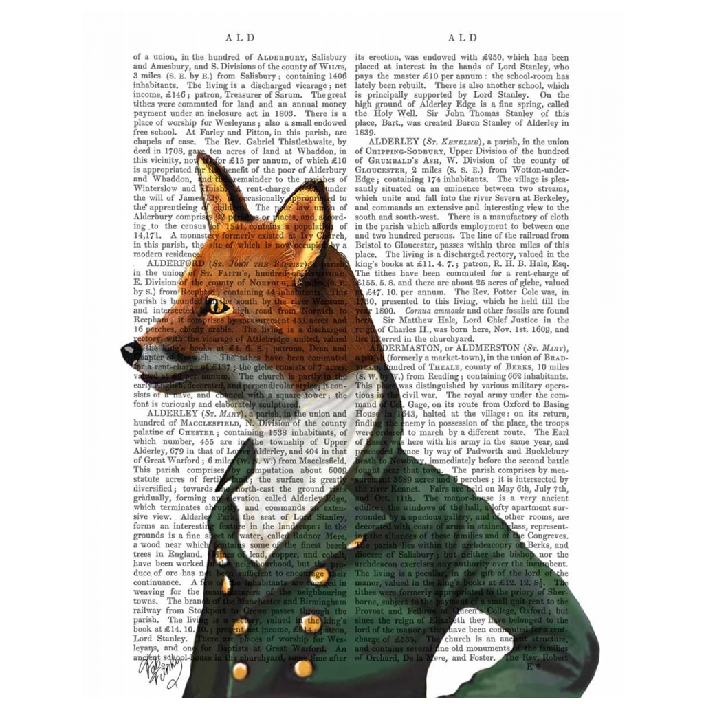 Dandy Fox Portrait