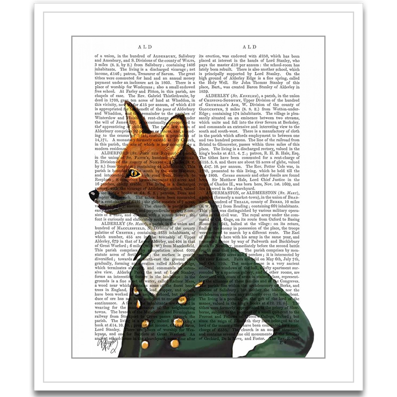 Dandy Fox Portrait