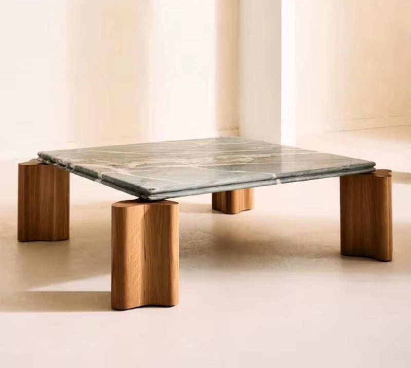 Japandi Marble Mount Coffee Table