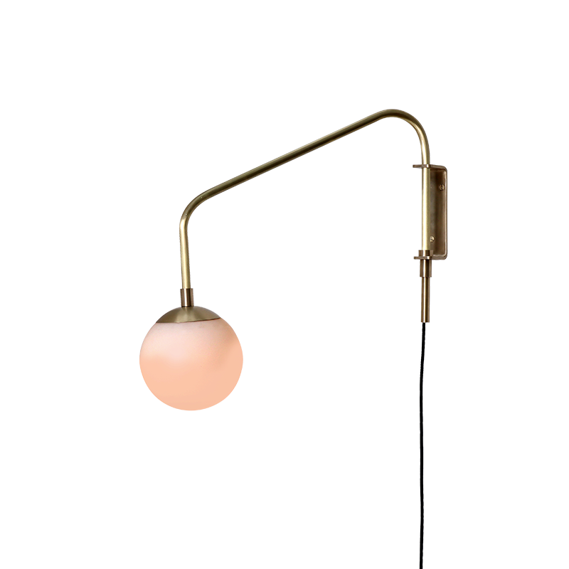 Float (One Arm Wall Sconce Glass Globe)