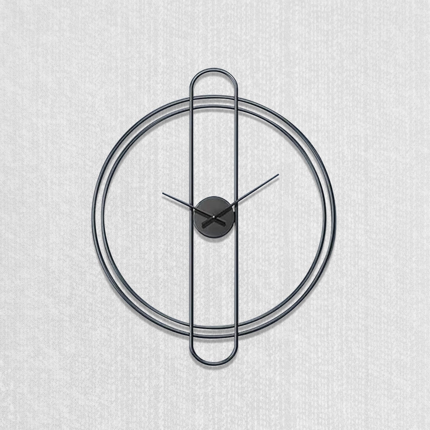 Gunmetal Hour Display Wall Clock