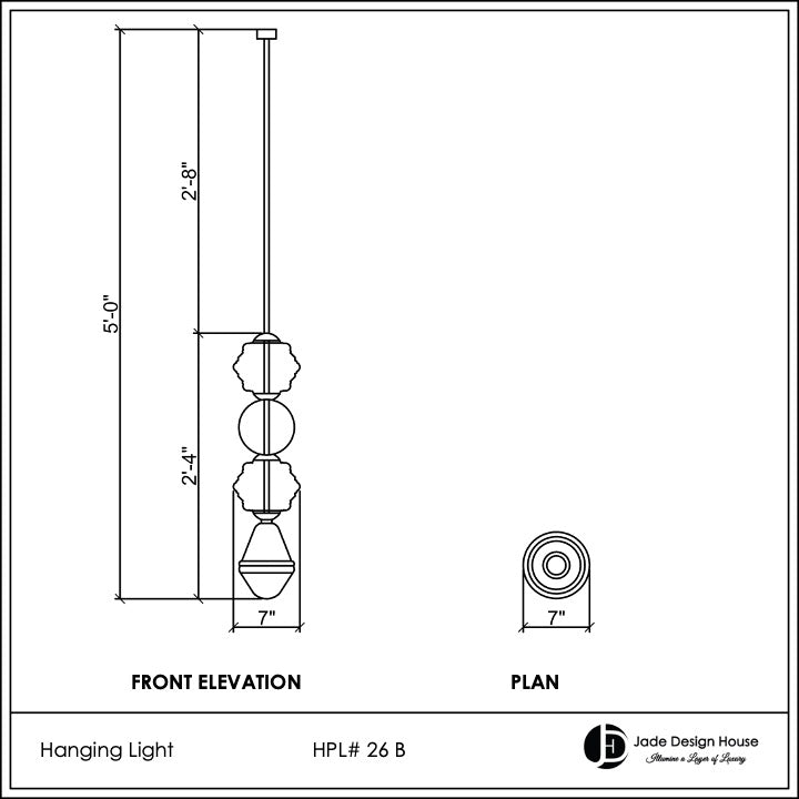 Hanging Pendent Lights HPL 26