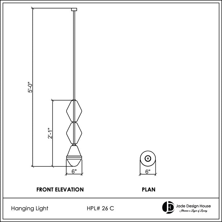Hanging Pendent Lights HPL 26