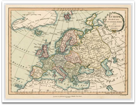 Historic Map of Europe