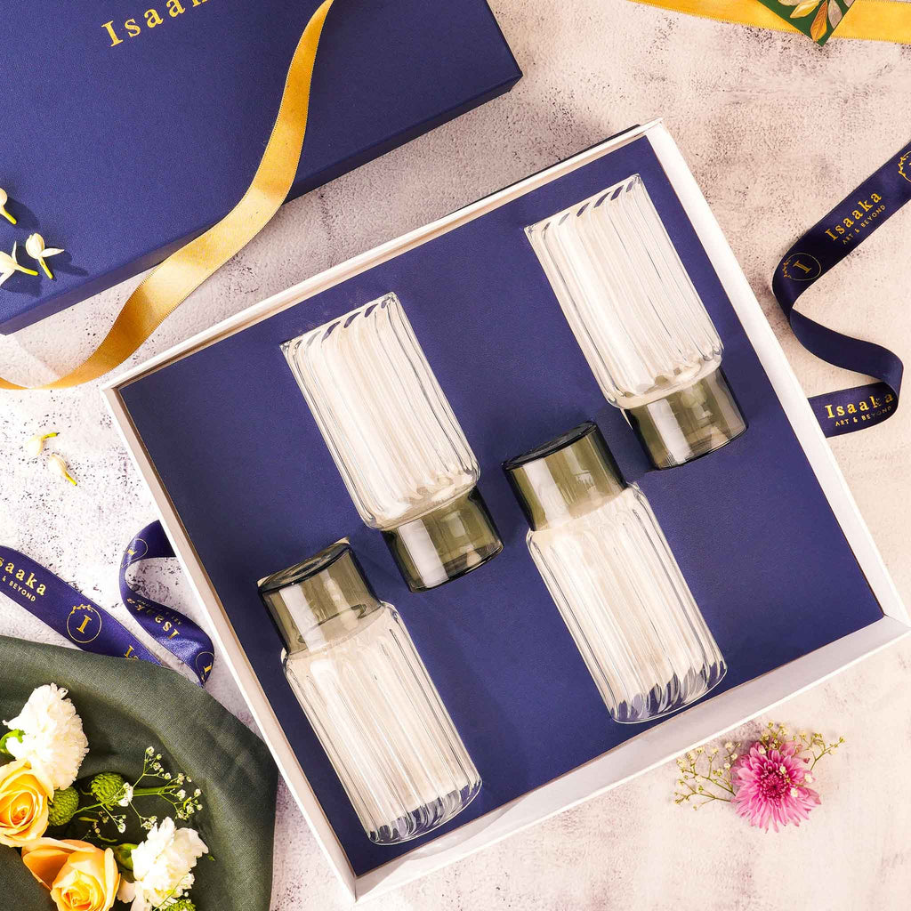 Gift Box: Highball Block Glass (Set of 4)