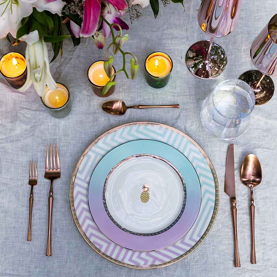 Candy Dinner Plate 10”