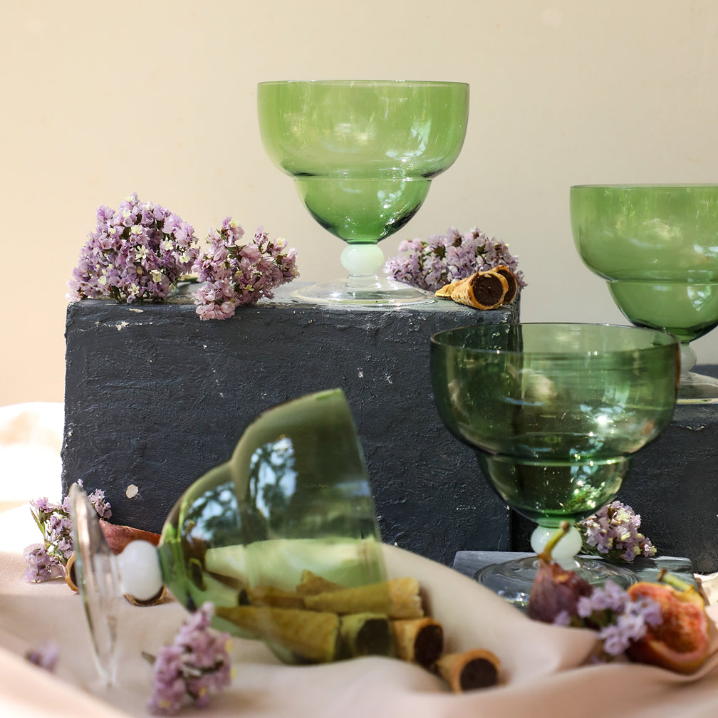 Green Goblet Bowl