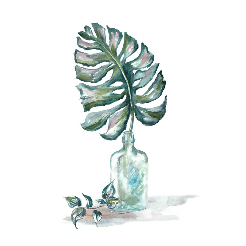 Island Tropics Frond in Bottle II