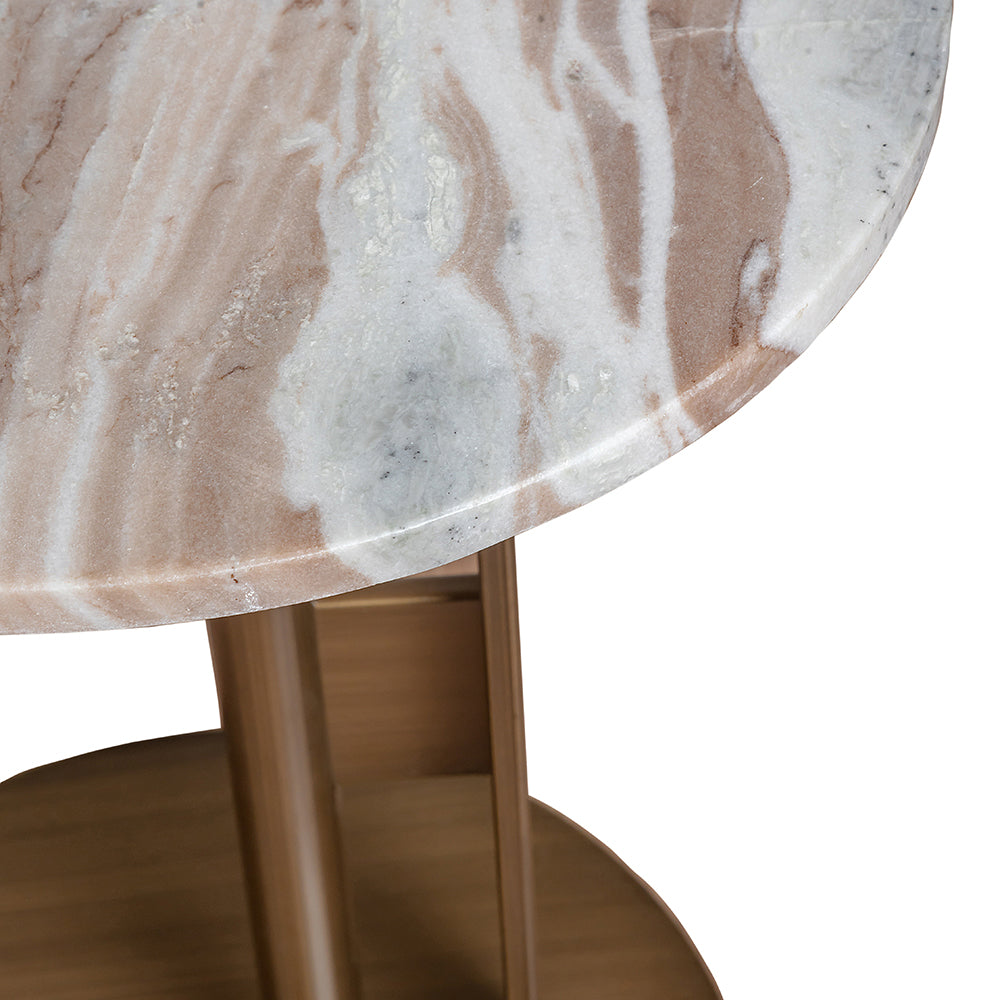Salinas Marble Accent Table