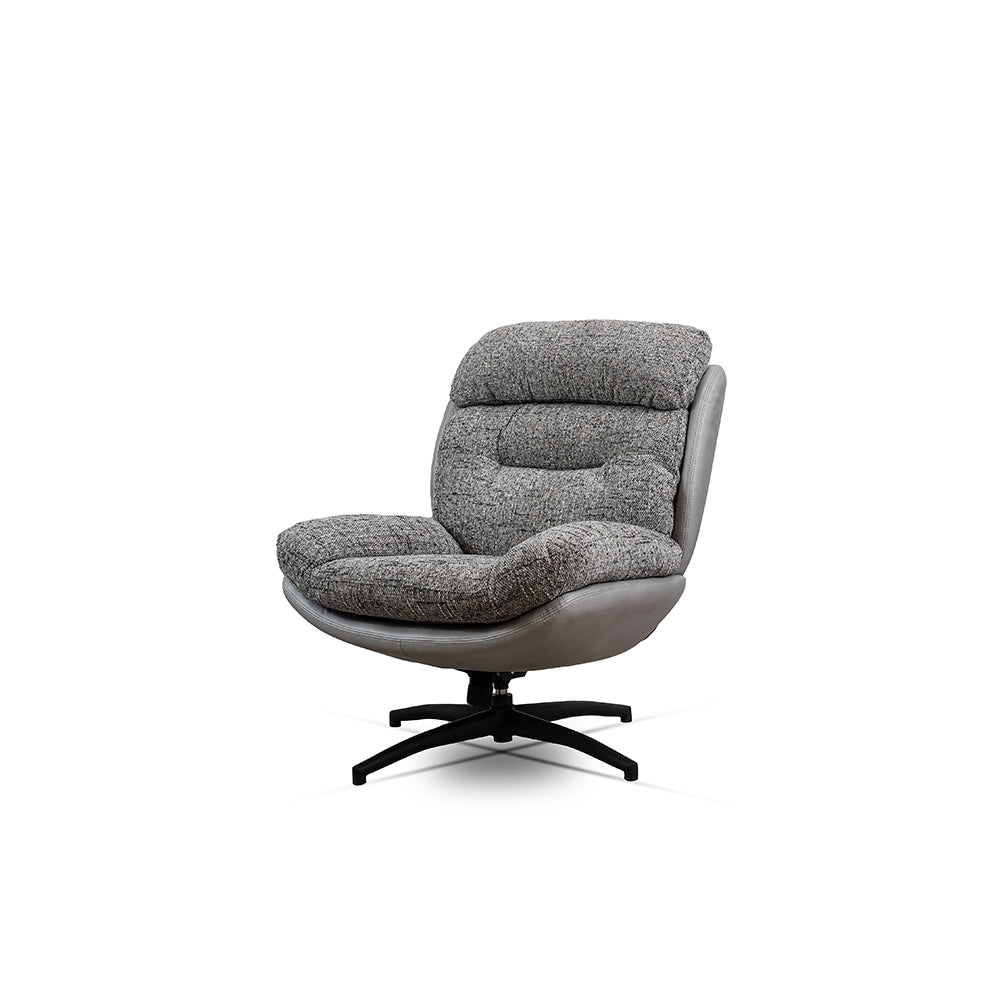 Allman Cotton Chair with ottoman