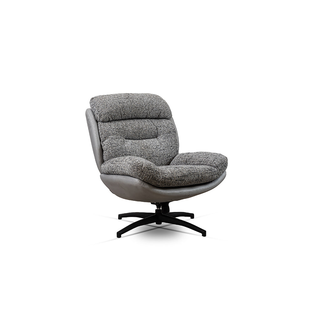 Allman Cotton Chair with ottoman