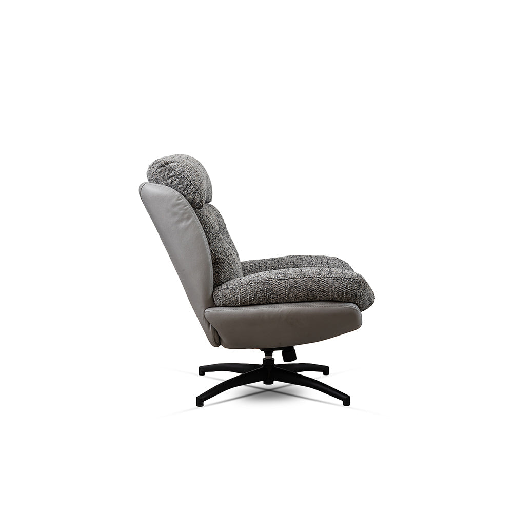 Allman Cotton Chair with ottoman