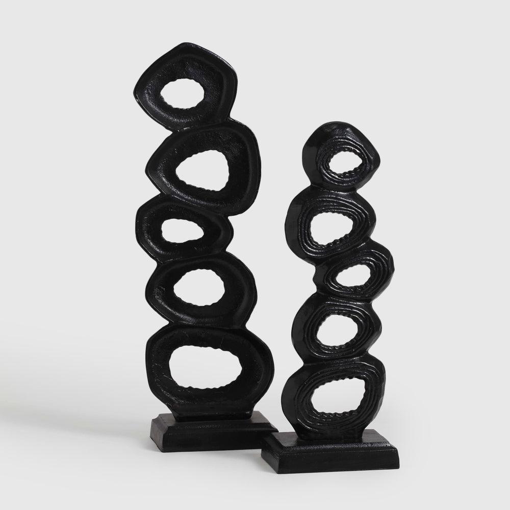 Midnight Bubble Aluminum Decor