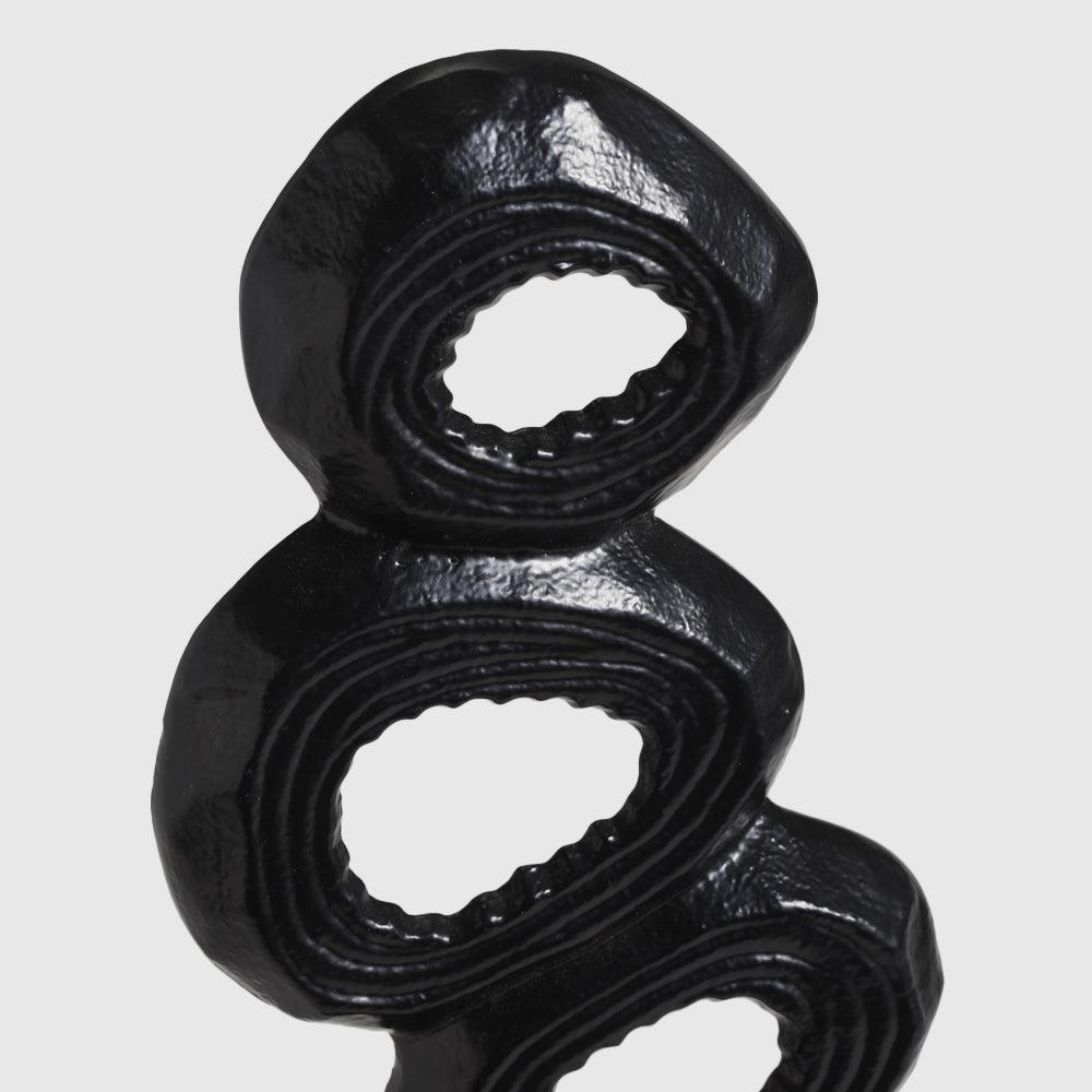 Midnight Bubble Aluminum Decor