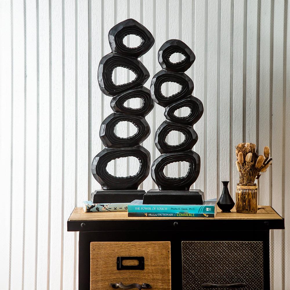 Midnight Bubble Aluminum Decor