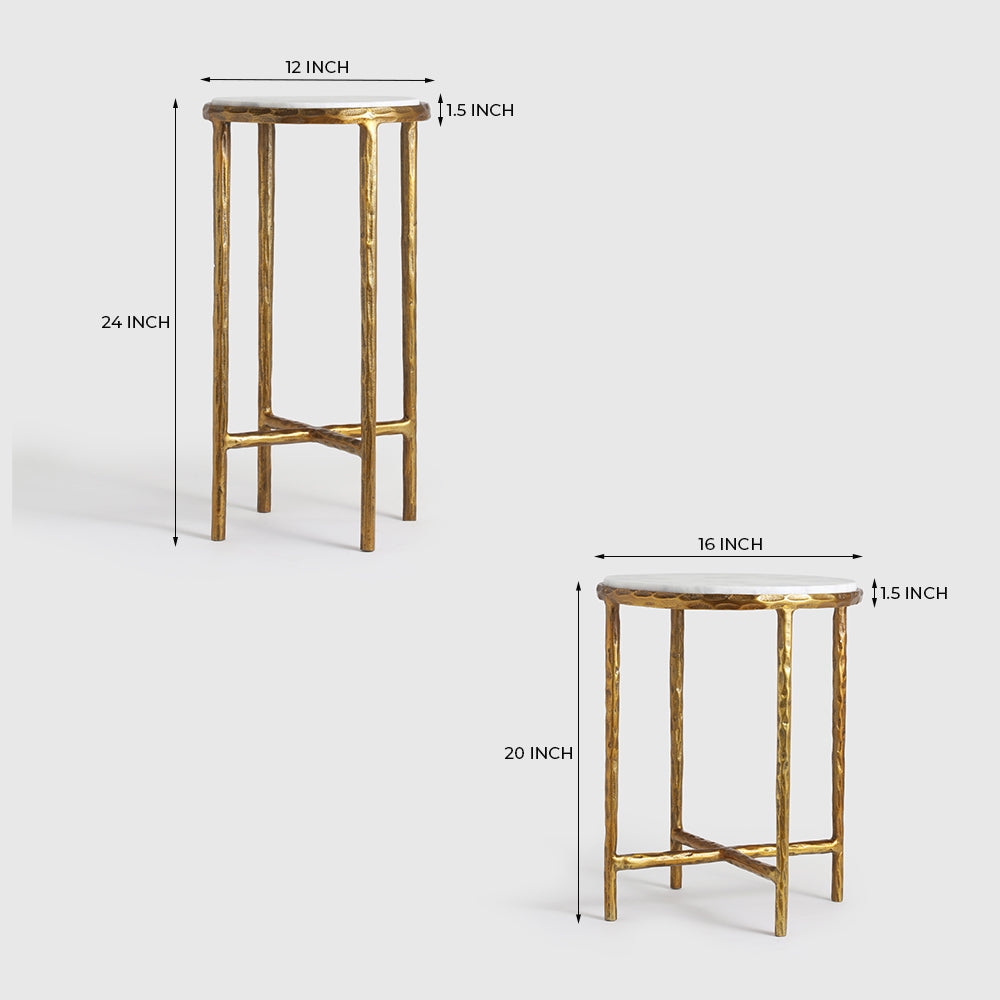 Jelo Marbel Accent Table