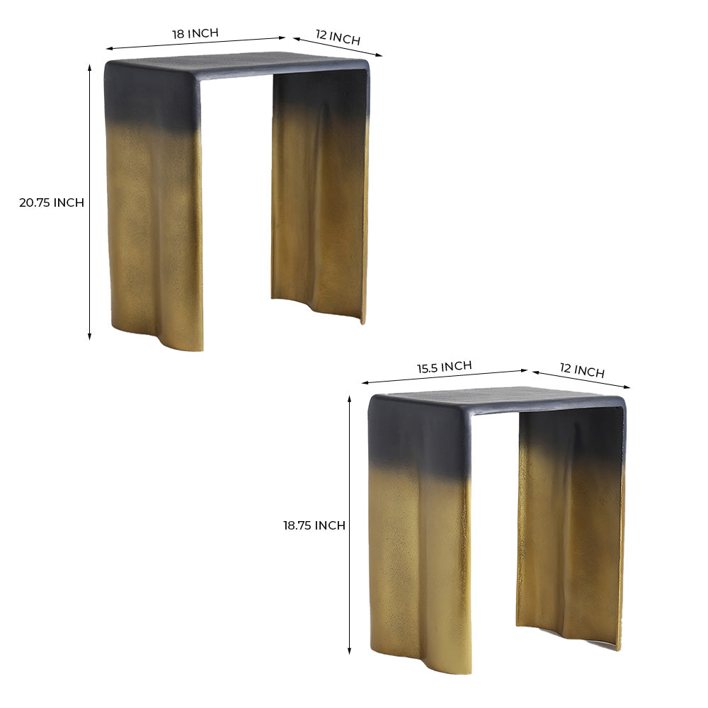 Twin Tala Alluminium Accent Table