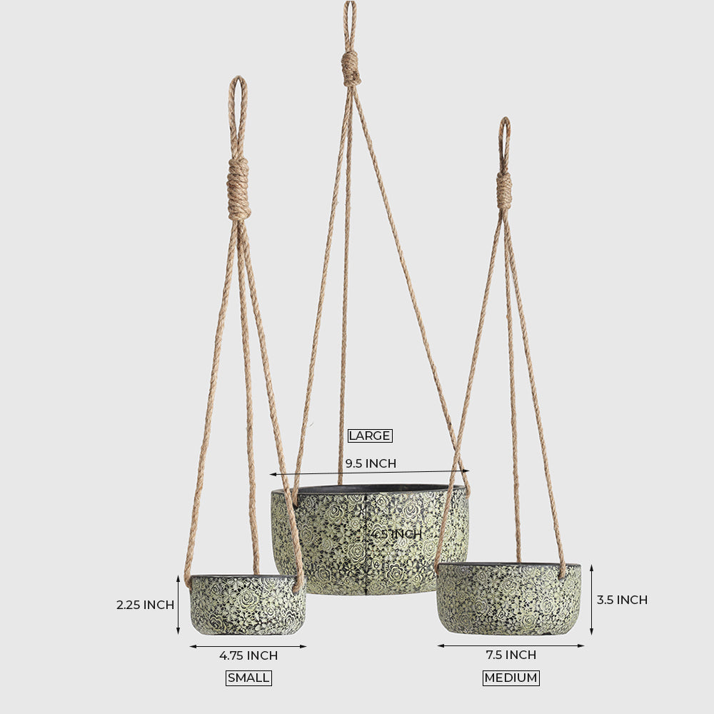 Sobal Hanging Pot set of 3